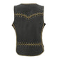 Women's leather vest, image 2