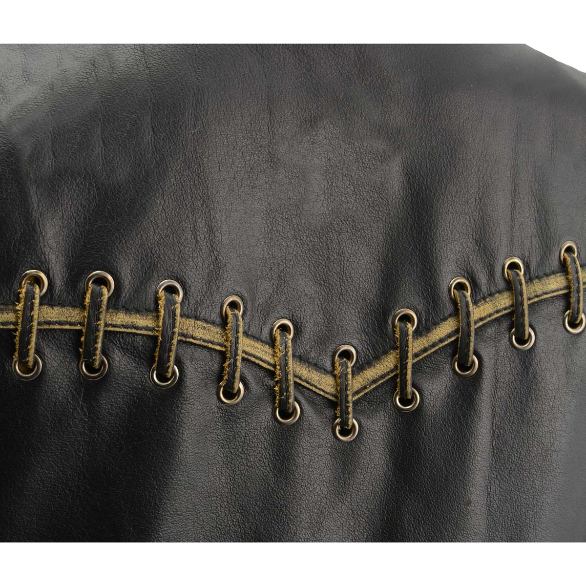Women's leather vest, image 7