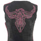 Women's leather vest, image 8
