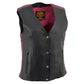 Women's leather vest, image 2