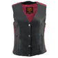 Women's leather vest, image 12