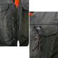 Milwaukee Leather MLM3504 Men's Black 'Pursuit' V Neck Club Style Motorcycle Leather Vest with Adjustable Side Laces — image 9