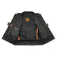 Milwaukee Leather MLM3524SET Men's All Season Black Premium Leather Motorcycle vest w/ Heated and Cool-Tec Technology — image 10