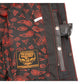 Milwaukee Leather MLM3526 Men's Black 'Paisley' Accented Red Stitching Leather Vest – w/ Armhole Trim Open Collar Design — image 6