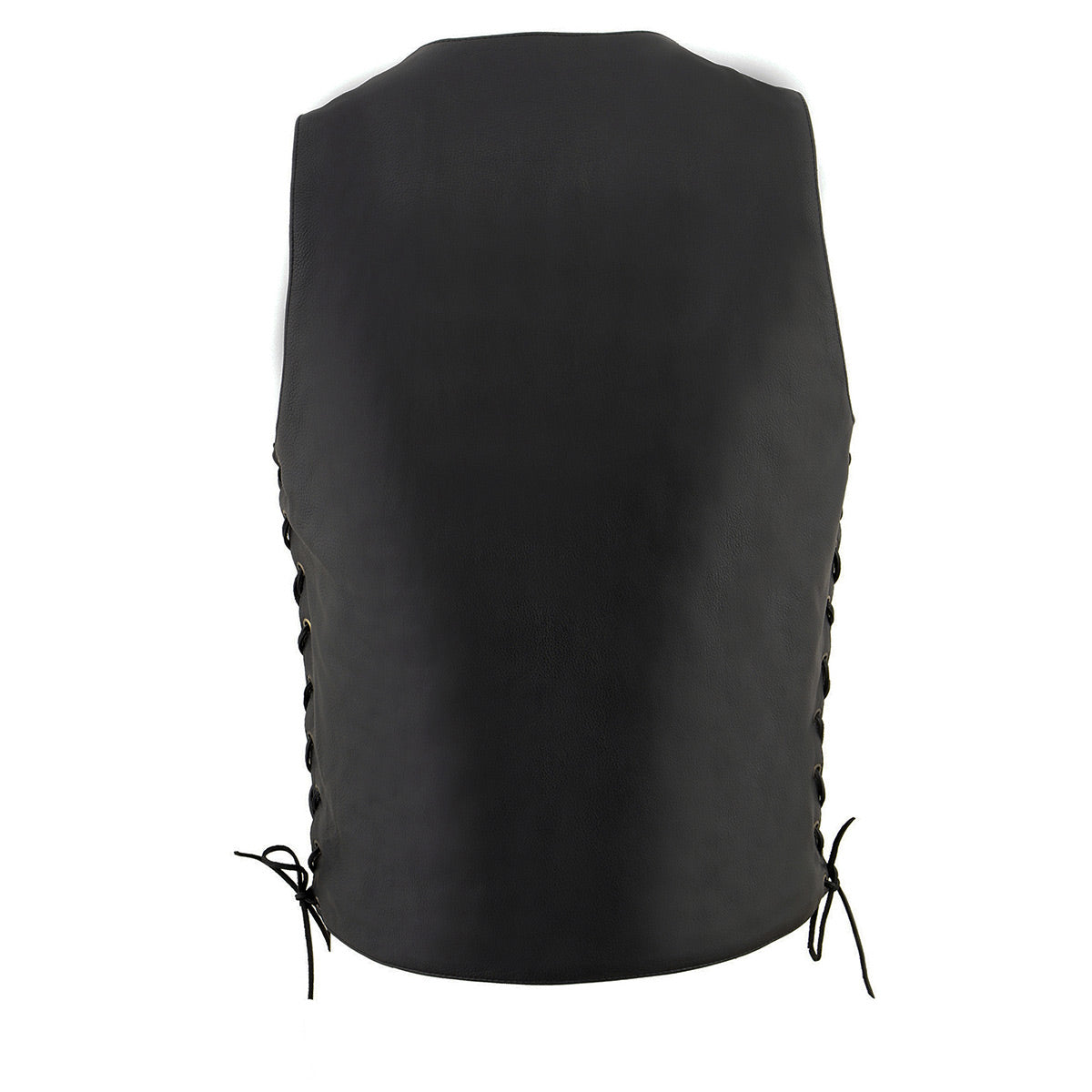 Milwaukee Leather MLM3541 Men's Roulette Black Premium Leather 10 Pocket Motorcycle Vest w/ Cool-Tec Leather Treatment — image 7
