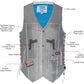 Milwaukee Leather MLM3541 Men's Roulette Black Premium Leather 10 Pocket Motorcycle Vest w/ Cool-Tec Leather Treatment — image 4