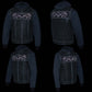 Milwaukee Leather MLM3562 Men's Hell Raiser 2 in 1 Distress Grey Leather Vest w/ Removeable Hoodie - Reflective Skull Artwork — image 7