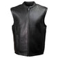 MMCC Men's Rocker Black Leather Motorcycle Vest - MMC30002 — image 14