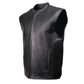 MMCC Men's Rocker Black Leather Motorcycle Vest - MMC30002 — image 10