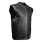 MMCC Men's Rocker Black Leather Motorcycle Vest - MMC30002 — image 13