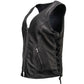 MMCC Women's Jenni Black Leather Motorcycle Vest - MMC40001 - image 15