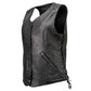 MMCC Women's Born Free Black Leather Motorcycle Vest - MMC40002 - image 14