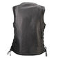 MMCC Women's Born Free Black Leather Motorcycle Vest - MMC40002 - image 11