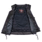 MMCC Women's Low Key Black Purple Leather Motorcycle Vest - MMC40006 - image 11