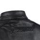 MMCC Men's Ducktail Black Leather Motorcycle Vest - MV3520 — image 5