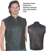 PATCH HOLDER CLUB LEATHER VEST