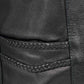 Milwaukee Leather SH1314 Men's Classic Black Braided Leather Vest with Side Laces — image 7