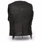 The Apache Ladies Lightweight Fringe Leather Vest Motorcycle Tassel Frill Vest Bikers  - HL14572 - HighwayLeather