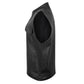 USA Leather 1205 Men's Black 'Combat Style' Motorcycle Biker Leather Vest — image 7