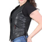 Hot Leathers VSL1006 Women's Black Leather Braided Vest - image 5