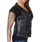 Hot Leathers VSL1008 Women's Black 'Ten Pocket' Leather Vest - image 4