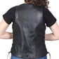 Hot Leathers VSL1010 Women's Black Lambskin Side Lace Vest - image 7