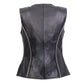Hot Leathers VSL1016 Women's 'Rhinestone' Black Leather MC Vest - image 2