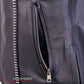 Hot Leathers VSL1016 Women's 'Rhinestone' Black Leather MC Vest - image 7