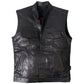 Hot Leathers VSM1018 Men's Black '10 Pocket' Cowhide Leather Vest — image 4