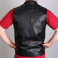Hot Leathers VSM1018 Men's Black '10 Pocket' Cowhide Leather Vest — image 2