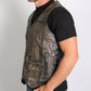 Hot Leathers VSM1029 Men's Distressed Brown 10 Pocket 'Conceal and Carry' Leather Vest — image 2