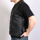 Hot Leathers VSM1030 Men's Black 'Conceal and Carry' Leather Vest — image 2