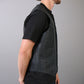 Hot Leathers VSM1032 Men's Black 'Classic' Leather Vest — image 2
