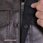 Hot Leathers VSM1035 Men's Distressed Brown 'Conceal and Carry' Club Leather Vest — image 7