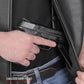 Hot Leathers VSM1036 Men's Black 'Conceal and Carry' Motorcycle Club Style Leather Zip Vest — image 4