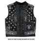 Hot Leathers VSM1049 Men's Black Paisley Conceal and Carry Motorcycle Club Style Leather Vest — image 15