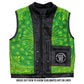 Hot Leathers VSM1050 Men’s Black Paisley Green Conceal and Carry Leather Vest — image 8