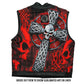 Hot Leathers VSM1051 Men's Black Celtic Cross Conceal and Carry Leather Vest — image 14