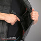 Hot Leathers VSM1051 Men's Black Celtic Cross Conceal and Carry Leather Vest — image 7