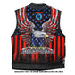 Hot Leathers VSM1052 Men's Black Patriotic Conceal and Carry Leather Vest — image 2