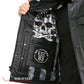Hot Leathers VSM1054 Men’s Black Skull Flag Conceal and Carry Leather Vest — image 6