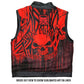 Hot Leathers VSM1055 Men’s Black Over The Top Skull Conceal and Carry Leather Vest — image 7