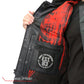 Hot Leathers VSM1055 Men’s Black Over The Top Skull Conceal and Carry Leather Vest — image 5