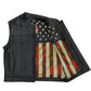 Hot Leathers VSM1056 Men's Black Vintage USA Flag Conceal and Carry Leather Vest — image 13