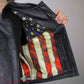 Hot Leathers VSM1056 Men's Black Vintage USA Flag Conceal and Carry Leather Vest — image 8