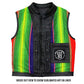 Hot Leathers VSM1057 Men’s Black Mexican Blanket Conceal and Carry Leather Vest — image 8