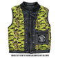 Hot Leathers VSM1058 Men's Black Camo Flag Conceal and Carry Leather Vest — image 5