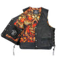 Hot Leathers VSM1061 Men's Black 'Skulls Make Skulls' Conceal and Carry Side Lace Leather Vest — image 3