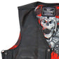 Hot Leathers VSM1064 Men's Black 'Viking Warrior' Conceal and Carry Side Lace Leather Vest — image 3