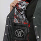 Hot Leathers VSM1064 Men's Black 'Viking Warrior' Conceal and Carry Side Lace Leather Vest — image 9
